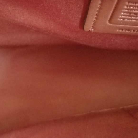 Coach plaid tote(buffalo plaid, red and rose) NWOT - Picture 9 of 15